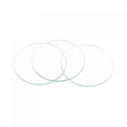 8 Pack 19mm Dia. Watch Glass Crystal Lens, Single Dome Round 1.5mm Edge Thickness for Watchmaker Repair Clear