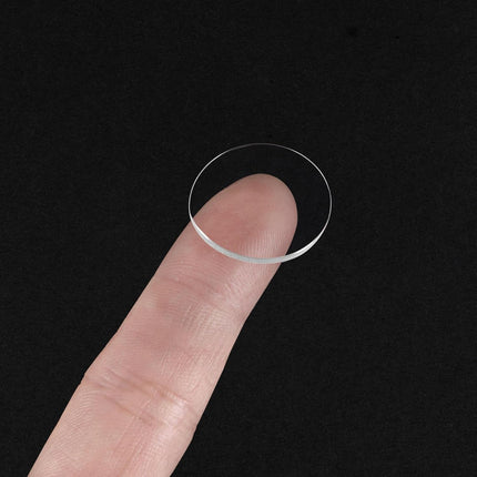 8 Pack 19mm Dia. Watch Glass Crystal Lens, Single Dome Round 1.5mm Edge Thickness for Watchmaker Repair Clear