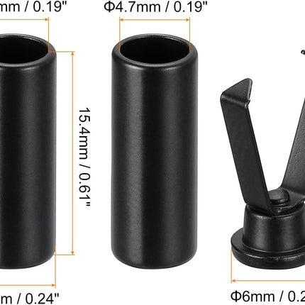 Shoelace Tips, Alloy Shoe Lace Ends Tip, Cylindrical Tip Replacement for Shoestring