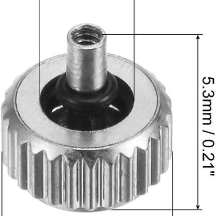 Watch Crown SUS304 w Head Long Stem