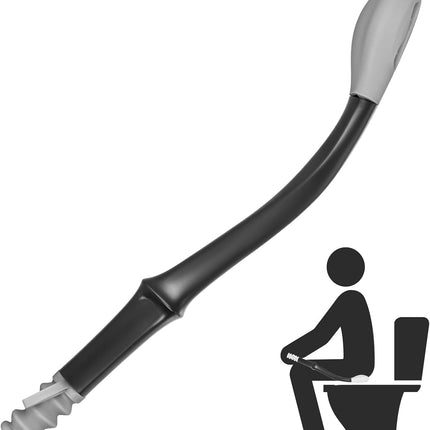 Toilet Aids Tools Butt Wiper Long Handle Toilet Aids for Wiping, 15" Comfort Bottom Buddy Wiping Aid Helper Wand for Elderly Disabled Pregnant Surgery Recovery People Overweight