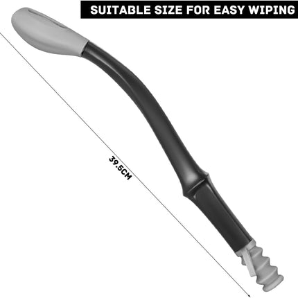 Toilet Aids Tools Butt Wiper Long Handle Toilet Aids for Wiping, 15" Comfort Bottom Buddy Wiping Aid Helper Wand for Elderly Disabled Pregnant Surgery Recovery People Overweight