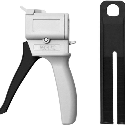 50ml Dual Cartridge Dispensing Gun – Adjustable 1:1 & 1:2 Ratio Manual Applicator for Epoxy, Resin, Sealant