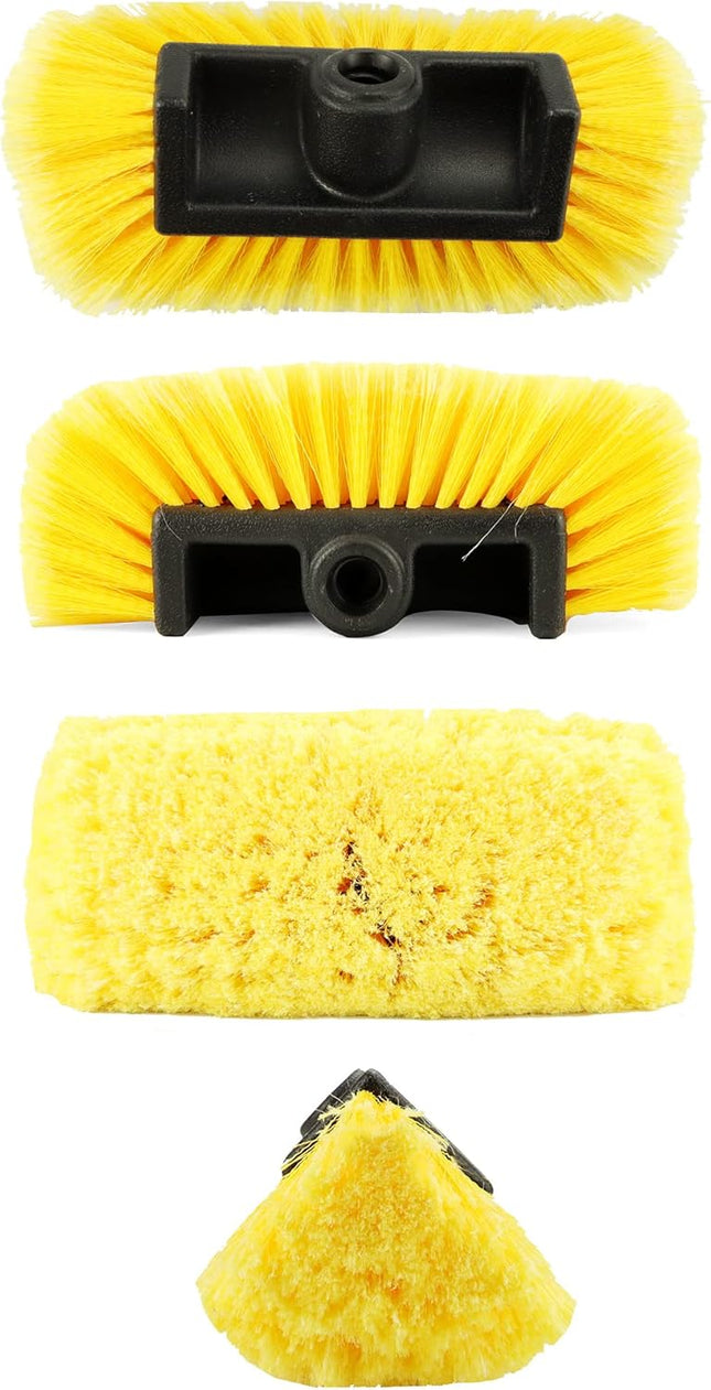 10in Car Wash Brush Head with Soft Bristle for Cleaning Decks Trucks Car RV Boats Home Siding Camper – product detail