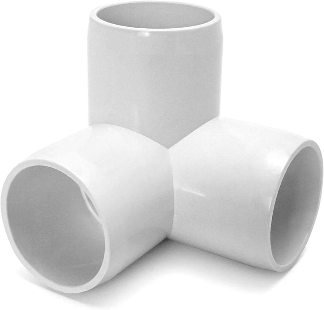 3 Way 1/2 Tee PVC Fitting Elbow 12Pack PVC Fitting Connector Furniture Grade for Building Furniture and – product detail