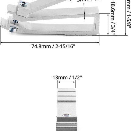 Cage Nut Insertion/Removal Tool for Installing or Removing Cage Nuts in 19 Inch / 10 Inch Server Room Rack Network Cabinet Racks/Media & IT Equipment, 2 Pack