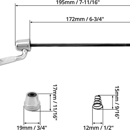 Trainer Skewer Replacement Rear Wheel Skewer for Indoor Bike Trainers, Compatible with Road and MTB Bikes 2 Pcs