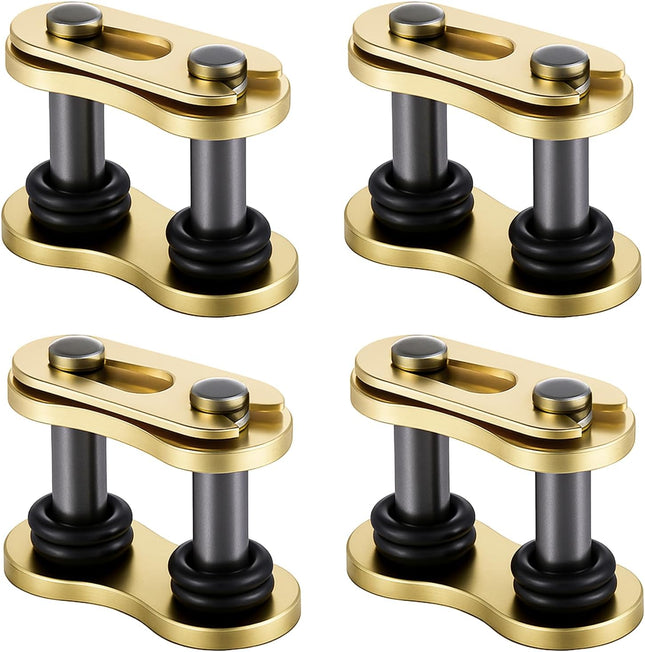 4 Pcs 525 Chain Connecting Master Link with O-Ring Seal 525 Motorcycle Chain Drive Chains for Motorcycle