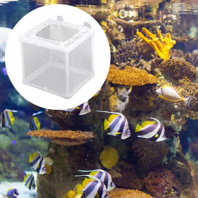 2 Pack Fish Incubator Mesh Box Aquarium 6.3 x 5.51 x 5.91 Breeder Box for – product detail