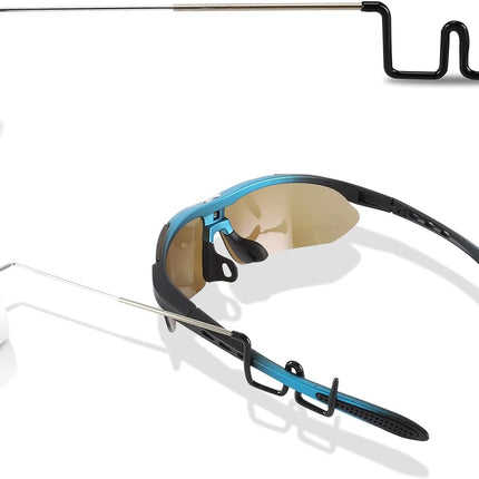 2pcs Bike Eyeglass Mirror, 360 Degree Adjustable Bicycle Cycling Rear View Wide Angle Mirror, Riding Accessories