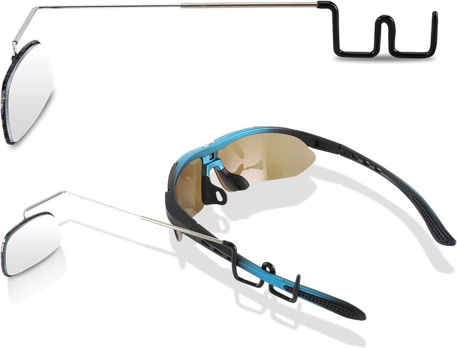 2pcs Bike Eyeglass Mirror 360 Degree Adjustable Bicycle Cycling Rear View Wide Angle Mirror Riding – product detail