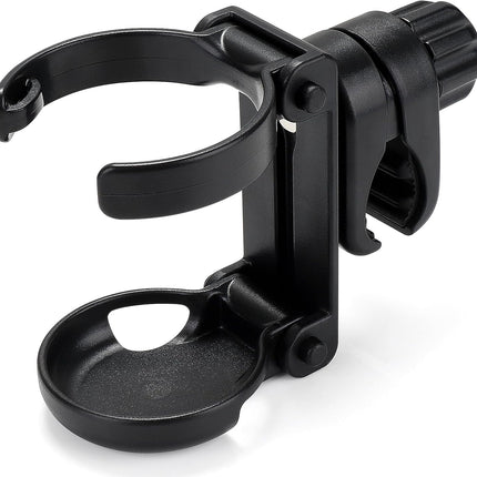 Stroller Cup Holder, Foldable Universal Cup Holder, 360 ° Rotatable Bottle Holder for Stroller, Bike, Wheelchair, Walker, Scooter ﻿