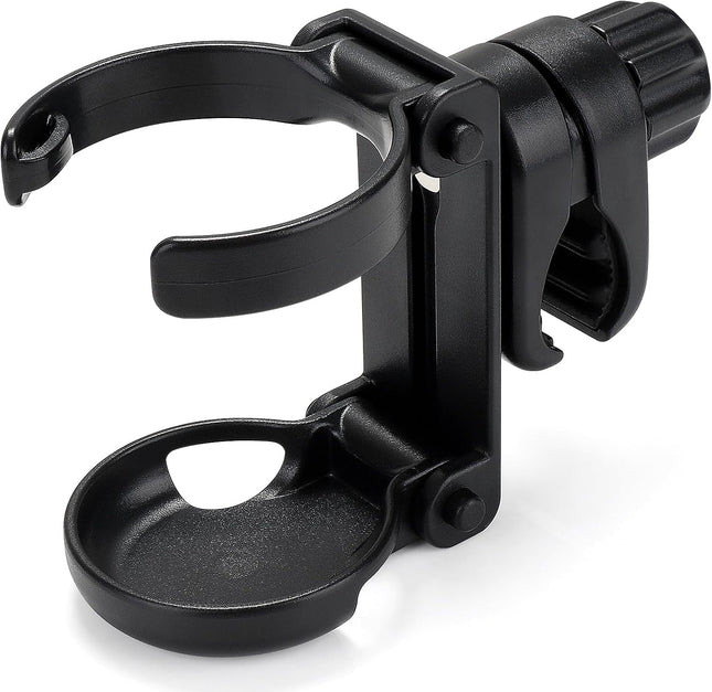 Stroller Cup Holder Foldable Universal Cup Holder 360 Degree Rotatable Bottle Holder for Stroller Bike