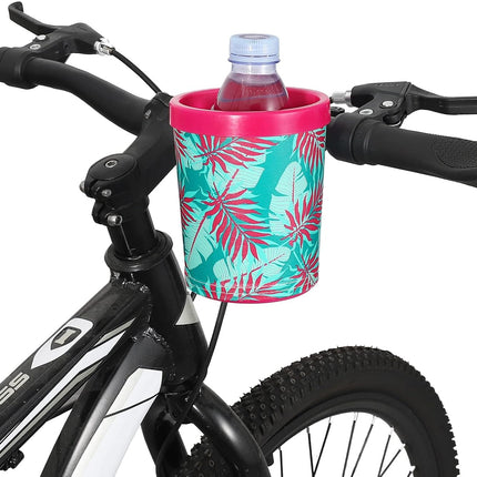Bike Cup Holder, Bike Water Bottle Holders, Universal Bar Drink Cup Can Holder for Bicycles, Motorcycles, Scooters, Black
