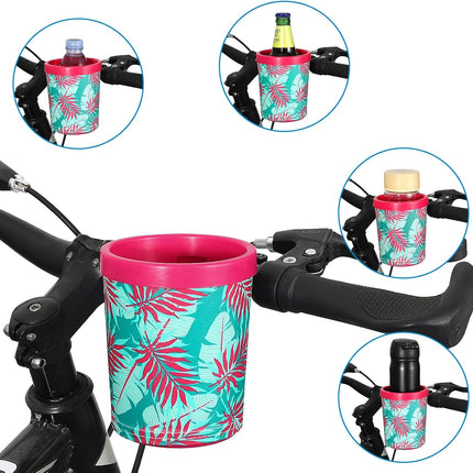 Bike Cup Holder, Bike Water Bottle Holders, Universal Bar Drink Cup Can Holder for Bicycles, Motorcycles, Scooters, Black