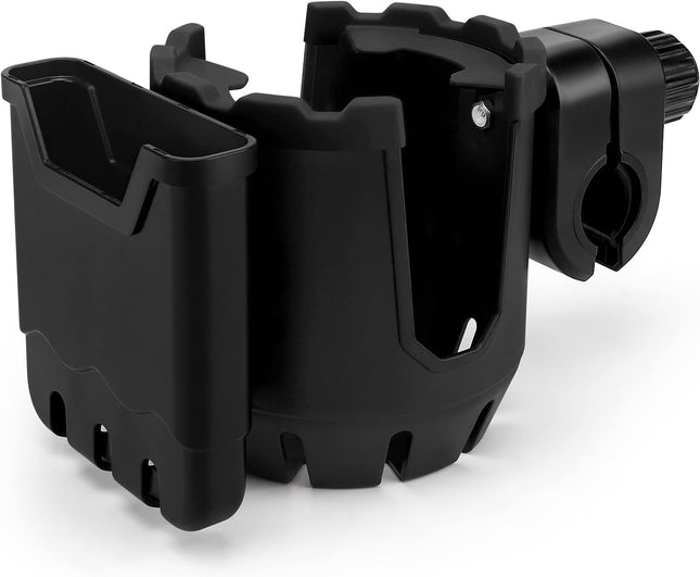 Stroller Cup Holder with Phone Holder Universal Cup 2-in-1 Cup Phone for Stroller Bike Walker