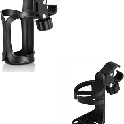 Universal Stroller Cup Holder Bundle Set, Bike Cup Holder, Drinks Holder for Stroller, Bicycle, Wheelchair, Walker, Scooter