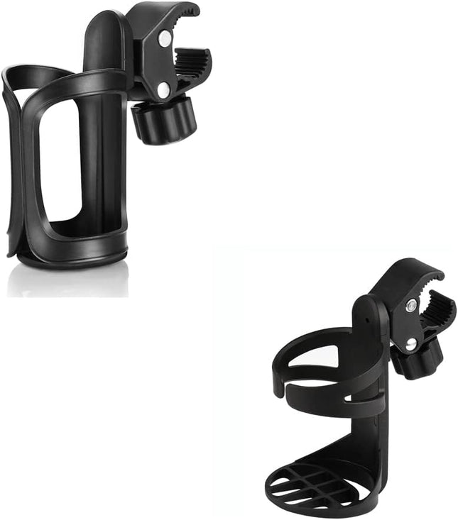 Universal Stroller Cup Holder Bundle Set Bike Cup Holder Drinks Holder for Stroller Bicycle Wheelchair