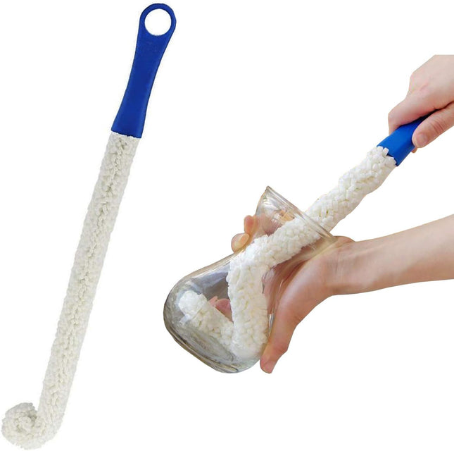 Long Bottle Brush Cleaner for Decanters & Water Bottles (Not for Standard Beer/Wine V1258-DP02-B-914