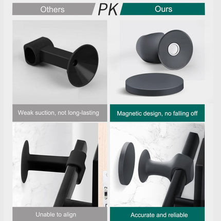 Door Stopper Door Holder 1 Piece Door Buffer Door Stop for Indoor Outdoor Use Brown