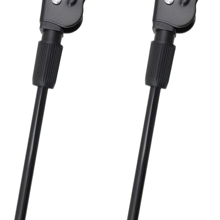 26 Inch Adjustable Aluminium Rear Bike Stands 2 Pack Black
