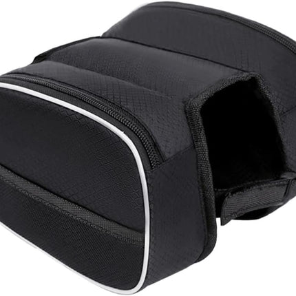 Waterproof Front Bike Frame Bag 19x12.5x6 cm Black
