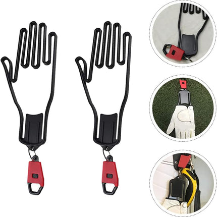 Golf Glove Holder Prevents Deformation and Protects Gloves Black 1 Pair