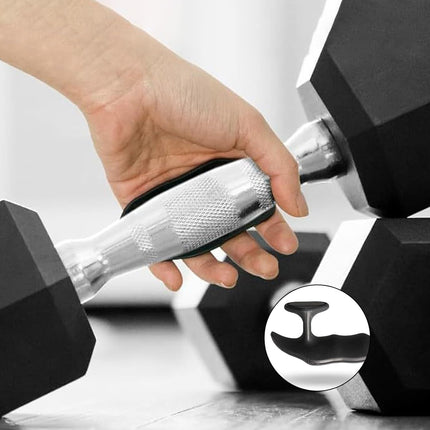 Anti-Slip Rubber Gym Gloves for Weightlifting Barbell Universal Size Men Women 4 Pack