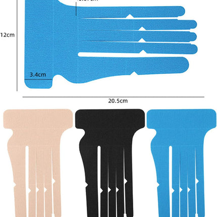 Pre-cut Cotton Sport Tape 3 Pairs Wrist and Finger Support