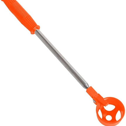 Orange Retractable Golf Ball Retriever Stainless Steel Water Golf Picker