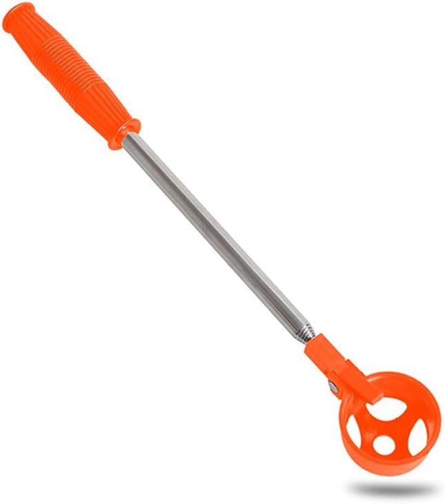 Orange Retractable Golf Ball Retriever Stainless Steel Water Golf Picker V1258-DP02-BOL-276