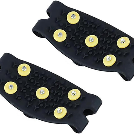 Anti-Slip Five-Claw Ice Grips for Shoes - Provides Grip for Walking Hiking Snow and Ice Adventures