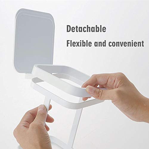 White Kitchen Bedroom Trash Can Rack – product detail