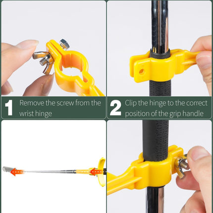 Golf Wrist Trainer Yellow 1 Pack Swing Correction Tool for Beginners Arm Elbow Position Training Accessory