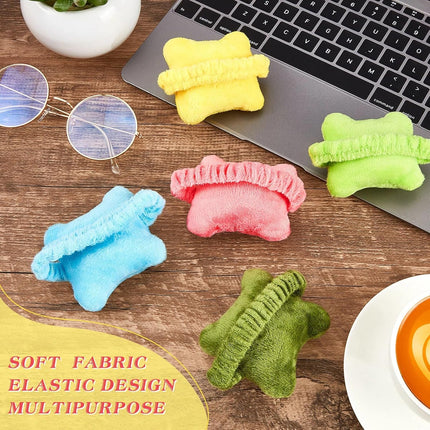 10-Pack Portable Ergonomic Wrist Rest for Typing Keyboard Computer Use Plush Material Curved Design
