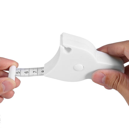 Retractable Measuring Tape Body Measure Sports Tape Measure Set White