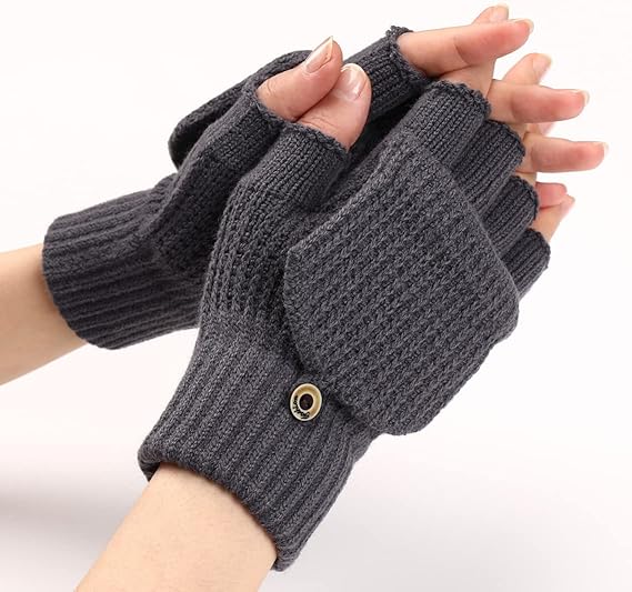 Women's Warm Fingerless Gloves – product detail