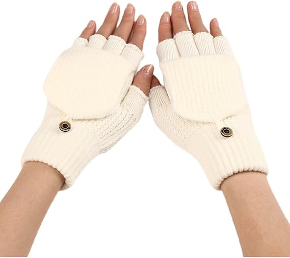 Women's Warm Fingerless Gloves