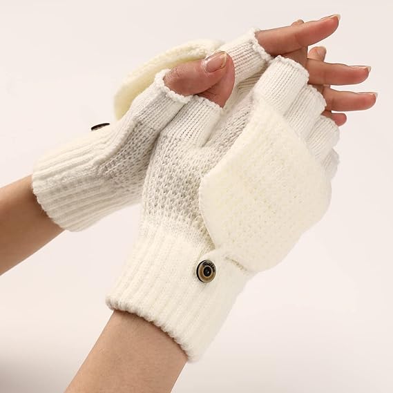Women's Warm Fingerless Gloves – product detail