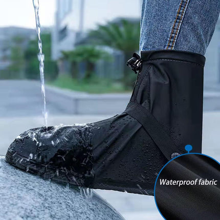 Waterproof Reusable Overboots Anti Slip Size 43-45 Black 1 Pair