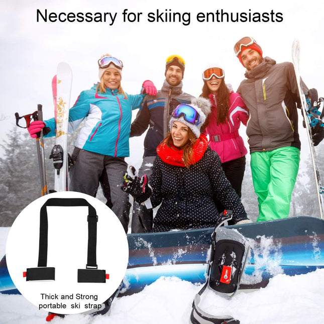 Adjustable Ski Carrier Bag for Skis and Poles – product detail