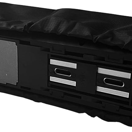 Waterproof Dustproof Bike Battery Cover Bag 37.6×10.5×11.2 cm Black Battery Protective Case