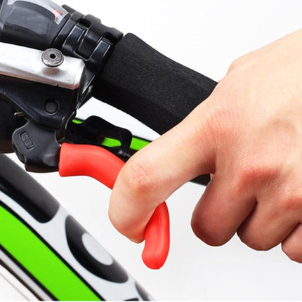 Silicone Bike Handlebar Grips Set 75x12mm Black Red Green Blue Yellow 5 Pairs Universal Fit