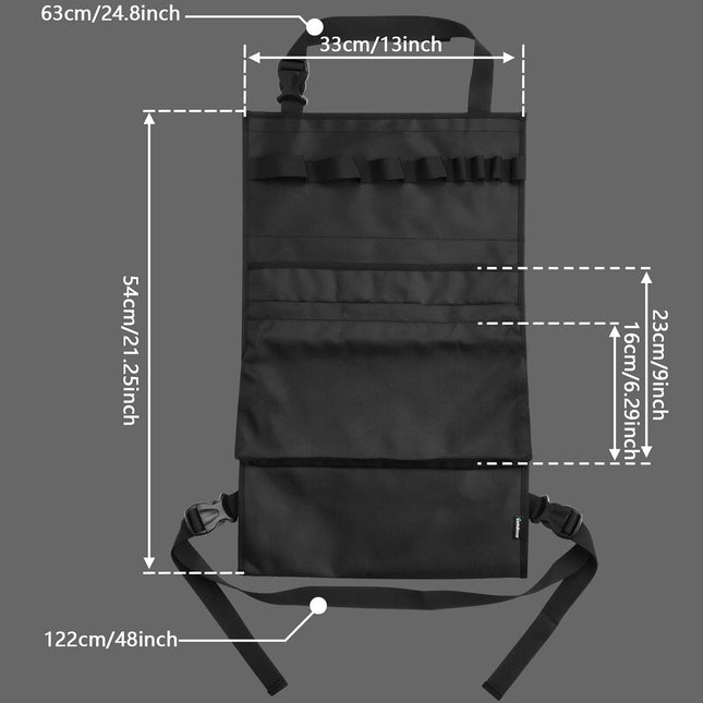 Homakover Car Seat Organizer Blueprints Car Organizer Maps Holder Drawings Car Pockets Artwork Car