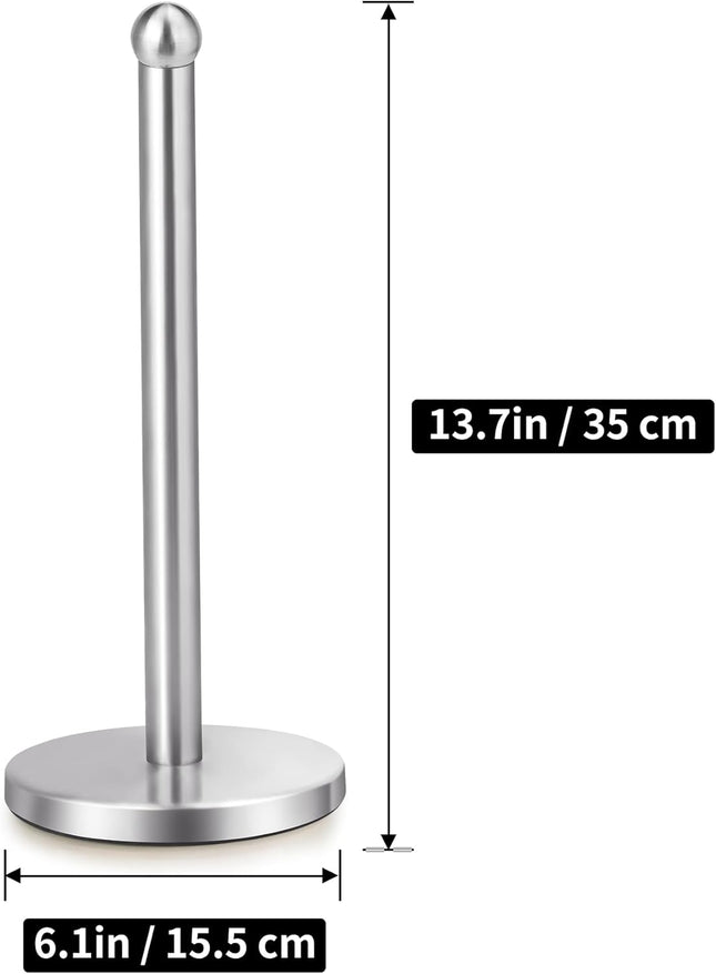 Paper Towel Holder Countertop Paper Towel Holder with Solid Weighted Base for Standard and Large Size – product detail