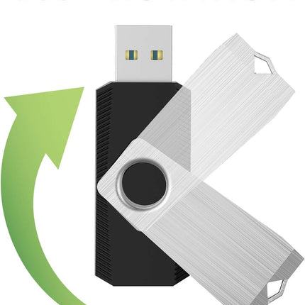 16GB 3 Pack USB Flash Drive 16GB USB Stick Bulk USB Drive 2.0 USB Key USB Thumb Drive Flash Drives 16gb Memory Stick for Computer (Black,3 pcs)
