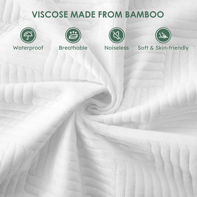 Queen Size 100 Percent Waterproof Mattress Protector Mattress Pad Cover Fitted 8 -21 Deep Pocket – product detail