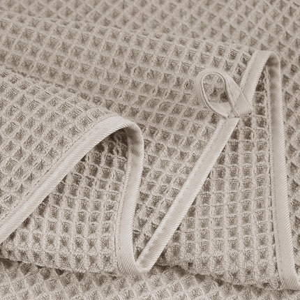 430 GSM Microfiber Oversize Quick Dry Lint Free Bath Towel, 60 x 30 in, 4 Pack (Waffle Weave)