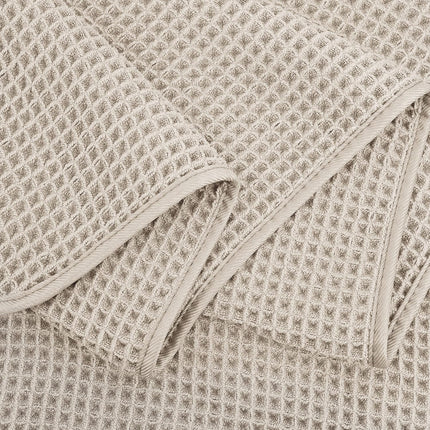 430 GSM Microfiber Oversize Quick Dry Lint Free Bath Towel, 60 x 30 in, 4 Pack (Waffle Weave)