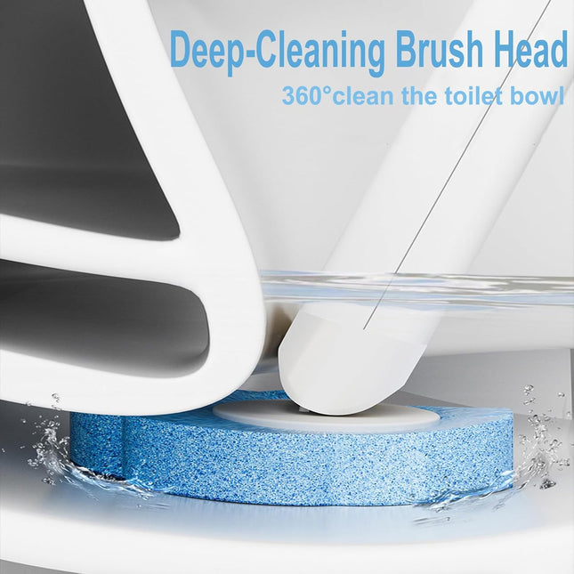 2 Pack Disposable Toilet Brush and Holder Set Extended Handle with 48 Cleaner Refills Toilet Brush (Ocean – product detail